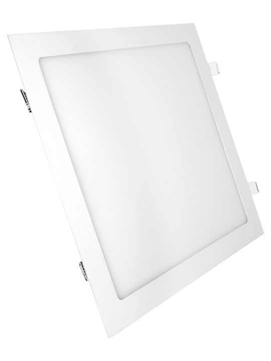 Aca Τετράγωνο LED Panel 8W με Ψυχρό Λευκό Φως 6000K 120x120εκ.