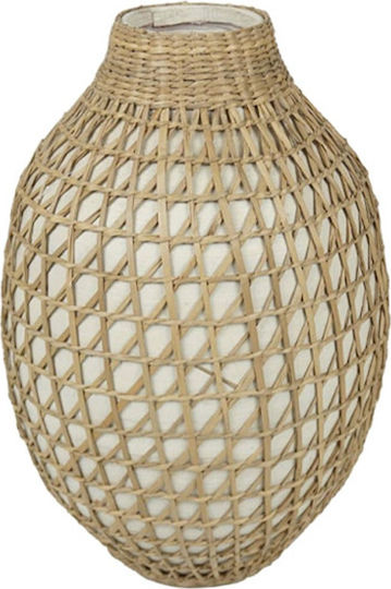 Marhome Dekorative Vase aus Bambus Beiges Y38cm