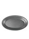 Sunnex Πιάτο Ρηχό Οβάλ Inox Ασημί 15x25cm