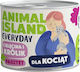Animal Island Υγρή Τροφή για Γάτες με Κουνέλι 185gr