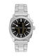 Fossil Männerruhr Batterie mit Grau Metall-Armband