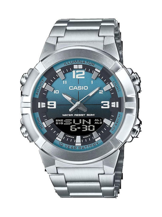 Casio Collection Ανδρικό Ρολόι 48mm Μπαταρίας μ...