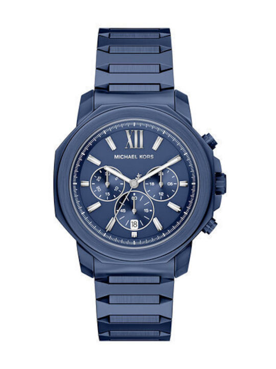 Michael Kors Prescott Men's Watch Battery Blue