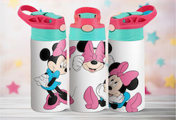 Minnie Thermos Cap 360ml White Personalized