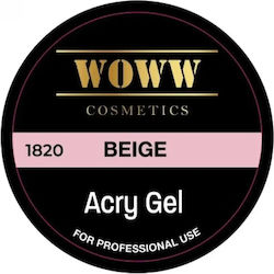 Woww Cosmetics Acrygel Μπεζ 30ml