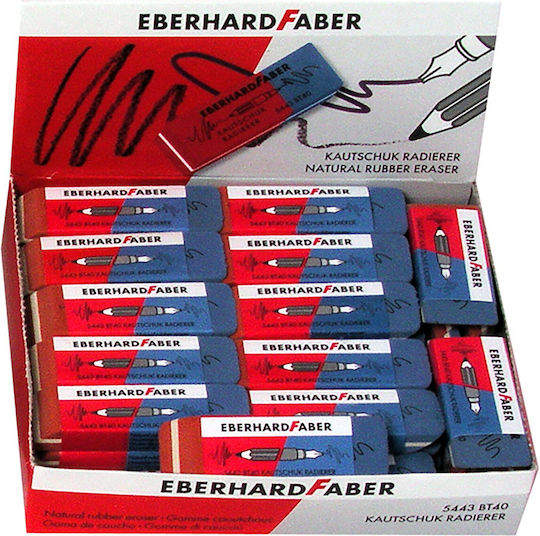 Гума Faber Пак=40 Бройки Двуцветна Faber 5854-43