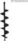 Post Hole Borer Auger Drill Bit Φ150x800mm 804150 Oem