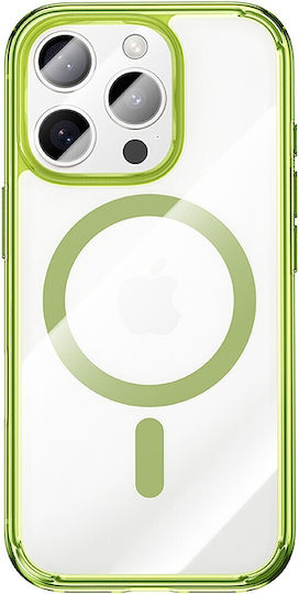 Benks Magnetische Umschlag Rückseite Grün Für iPhone 16 Pro
