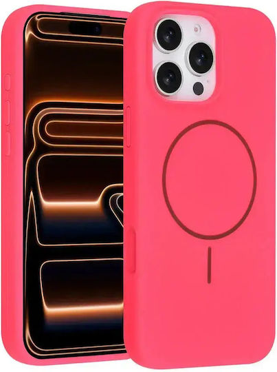 Tuniq Back Cover Σιλικόνης Ροζ (iPhone 16 Pro Max)