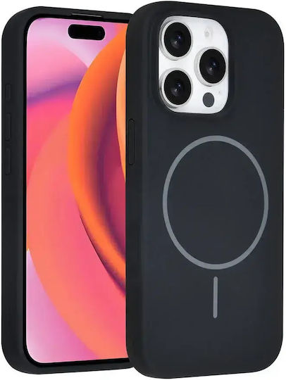 Tuniq Back Cover Σιλικόνης Μαύρο (iPhone 16 Pro)