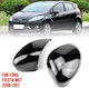 Ford Fiesta Mk7 2008-2017 Glossy Black Mirror Caps 2 Pieces