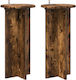 Vidaxl Plant Stand 2 Pcs Smoked Oak Wood 29.5 x...