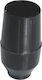 Steckdosenadapter Eurolamp Bakelit E14 Schwarz 2 Stück