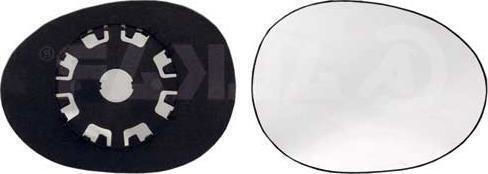 Κρύσταλλο Καθρέφτη Convex Glass Κατάλληλο Citroen C1 2012-2014 Pm Pn 8151hw Δεξί 1 Τεμ