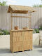 Masa Bar din Bambus 115x95 cm