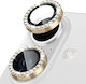 Orso Lens Camera Tempered Glass Gold Diamonds Iphone 17 16 16 Plus