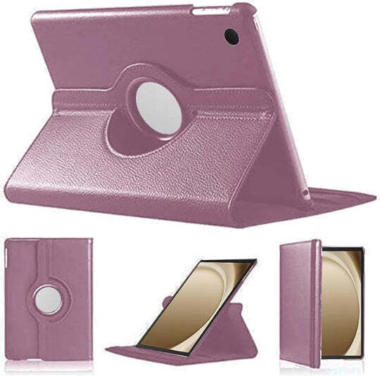 Flip Cover Περιστρεφόμενη Ροζ Χρυσή (Samsung Galaxy Tab A11 Plus 11)