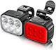 Cyclami Q6 Front Light + Rear Bicycle Light Warning Light for Night Riding Rechargeable Cycling Light