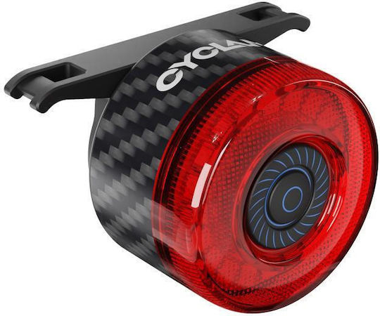 Cyclami Cy120 Bicycle Smart Braking Vibration Detection Carbon Fiber Warning Light Rear Light