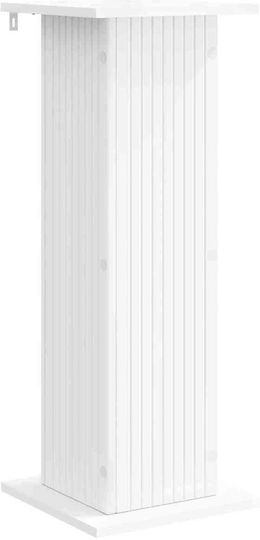 vidaXL Suport Ghiveci Lemn Alb 30.5x30x80.5 cm