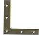 Ecke Plattengeländer Verzinkt 80 X 80 Metal-con