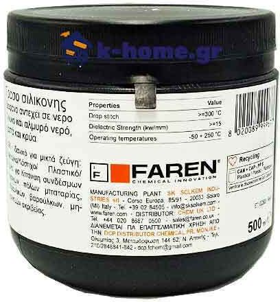 Грес Силиконова Прозрачна Faren Gf501 500 Ml
