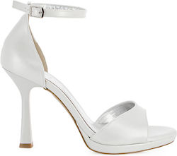 Studio Leder Damen Sandalen Silber Studio Leder Damen Sandalen Silber