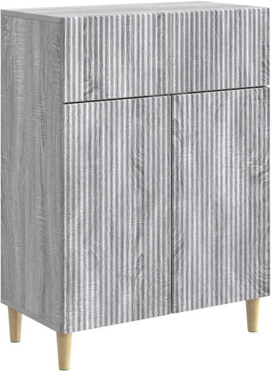 Шкаф за дневна от ПДЧ Сив 66x34.5x90см