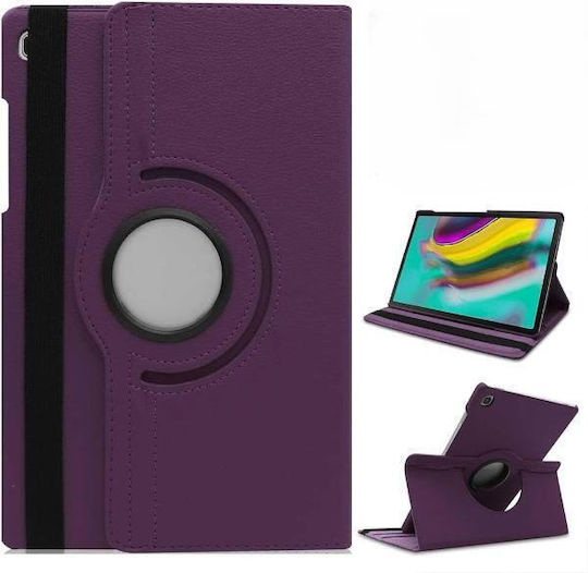 Cover Flip Cover Rotating Durable Purple (Galaxy Tab A9 / Galaxy Tab A11)