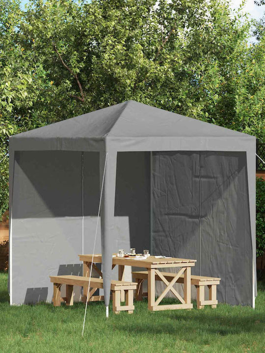 vidaXL Garten Gazebo Grau 2x1.95m