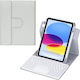 360 Flip Cover Περιστρεφόμενη με Πληκτρολόγιο Γκρι (iPad 2022 10.9'' / iPad 2025 11")