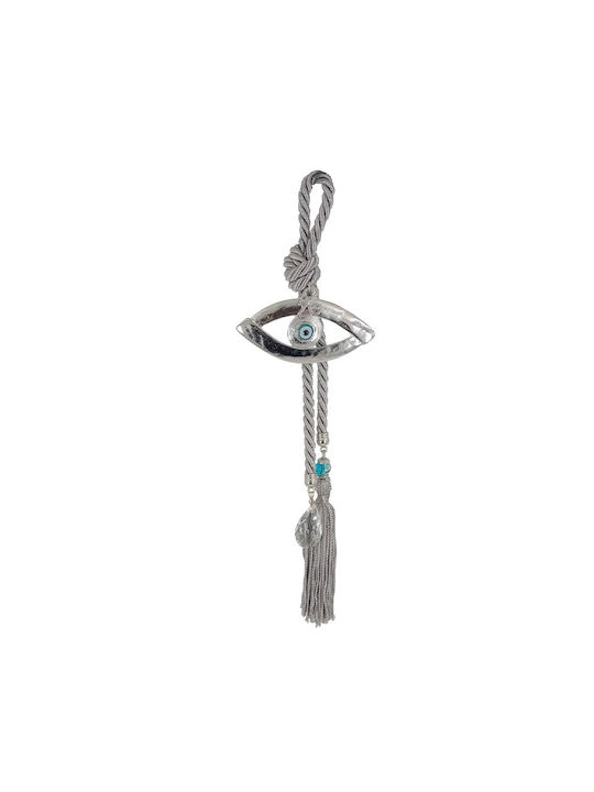 Marhome Hanging Lucky Charm Eye Gray Made of Crystal 30cm