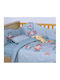 Nef-Nef Homeware Super Boy Σετ Βρεφικό Κουβερλί Βαμβακερό Λευκό 110x140cm