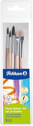 386342 Pelikan Kunstpinsel Anfänger Set 5 Stück Blister
