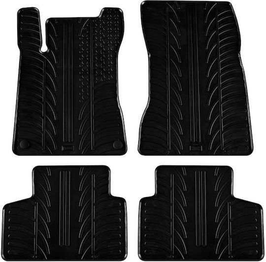 Apesan Car Mats Rubber Mercedes-Benz GLB X247 2019+ Black 4 Pieces
