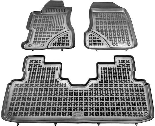 Sahler Raised Sides 3D Rubber Car Mats Honda Civic 5-Door 2001-2005 Raised Sides Type Black 3 Pieces