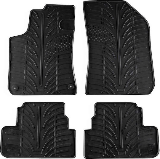 Carro 389393 Car Mats Peugeot 308 2013 Black 4 Pieces