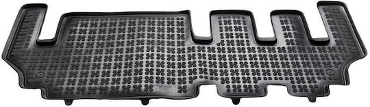 Sahler Πατάκια Σκαφάκια 3d Λάστιχο Ford Tourneo Custom 2013+ Πίσω 3η Σειρά Καθισμάτων Τύπου Σκαφάκι Μαύρο 1 Τεμάχιο