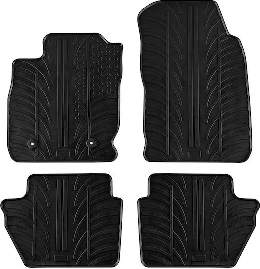 Carro 389158 Car Mats Ford Focus 4 2018 Black 4 Pieces
