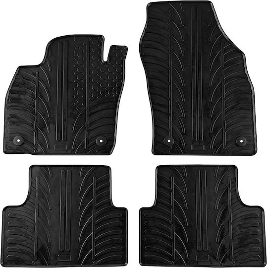Carro 389133 Car Mats VW T-Cross 2019+ Black 4 Pieces