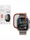 Volte-tel Tempered Glass Apple Watch Ultra 2 49mm 3d Titanium 1.92" 0.30mm Full Cover Orange Volte-tel