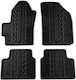 Apesan Auto Fußmatten Gummi Chevrolet Matiz 2005-2010 Chevrolet Funke Schwarz 4 Stück