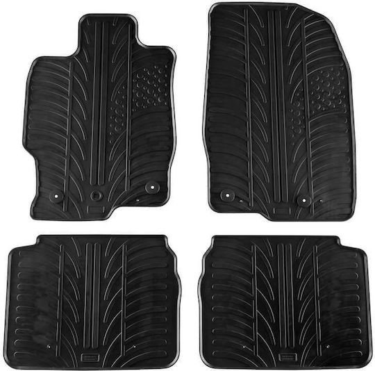 Apesan Auto Fußmatten Gummi Mazda 6 2007-2012 Schwarz 4 Stücke