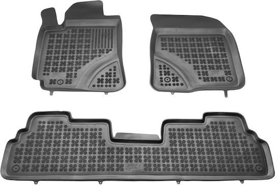 Sahler Raised Sides 3D Rubber Car Mats Toyota Corolla Verso 2004-2009 Raised Sides Type Black 3 Pieces