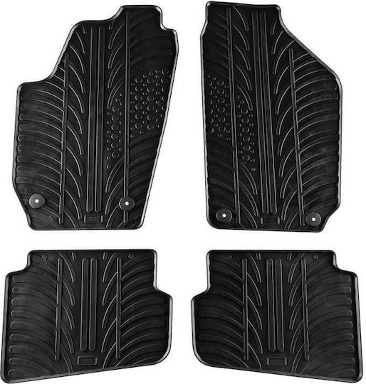 Carro 389257 Car Mats Skoda Fabia 2002 2007-2014 Black 4 Pieces