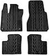 Apesan Car Mats Rubber Renault Twingo III 2014 Black 4 Pieces