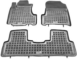 Sahler Πατάκια Σκαφάκια 3d Λάστιχο Honda Cr-v 2007-2012 Τύπου Σκαφάκι Μαύρα 3 Τεμάχια