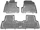 Sahler Raised Sides 3D Rubber Car Mats Honda CR-V 2007-2012 Raised Sides Type Black 3 Pieces