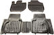 Sahler Raised Sides 3D Rubber Car Mats Honda HR-V II 2015+ Raised Sides Type Black 3 Pieces
