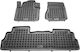 Sahler Raised Sides 3D Rubber Car Mats Nissan NV200 2009+ Raised Sides Type Black 3 Pieces